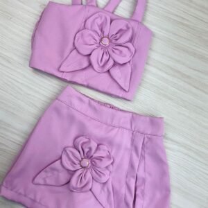 CONJUNTO SHORT/SAIA LINHO FLOR - Image 3